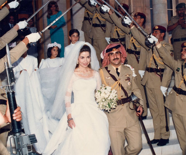 Бракосочетание Гиды Талал и принца Иордании состоялось в 1991 году