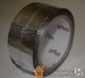 Скотч фольга для бани ЛАМС термостойкая (алюминиевая лента 0,05 м х 50 м)