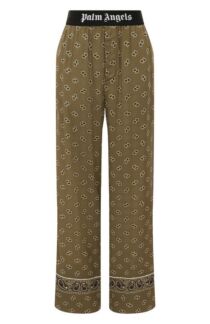 Брюки из вискозы Palm Angels