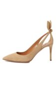 Замшевые туфли Bow Tie 85 Aquazzura DENMIDP0-SUE-000 фото 4