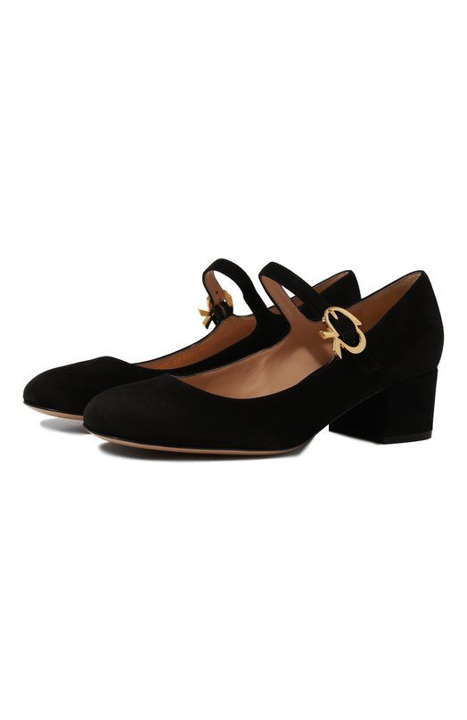 Замшевые туфли Ribbon Gianvito Rossi G22101.45RIC.CAMNER0 фото 1