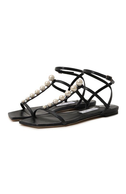 Сандалии Amari Jimmy Choo AMARI FLAT/AZL фото 1