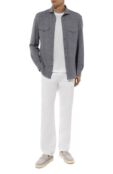 Рубашка изо льна и хлопка Brunello Cucinelli MW835B2289 фото 2