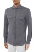 Рубашка изо льна и хлопка Brunello Cucinelli MW835B2289 фото 3