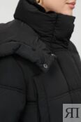 Утепленное пальто со съемным капюшоном и поясом Desigual фото 3