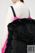 Утепленное пальто со съемным капюшоном и поясом Desigual фото 4
