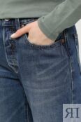 Джинсы прямого кроя с потертостями LEVI'S фото 4