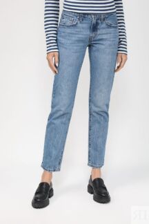 Джинсы с эффектом потертости Middy straight LEVI'S