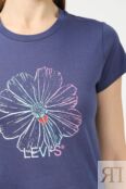 Хлопковая футболка с принтом LEVI'S фото 4