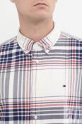 Рубашка хлопковая в клетку Tommy Hilfiger фото 4
