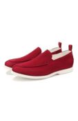 Замшевые лоферы Kiton USSPLUMN00104 фото 1