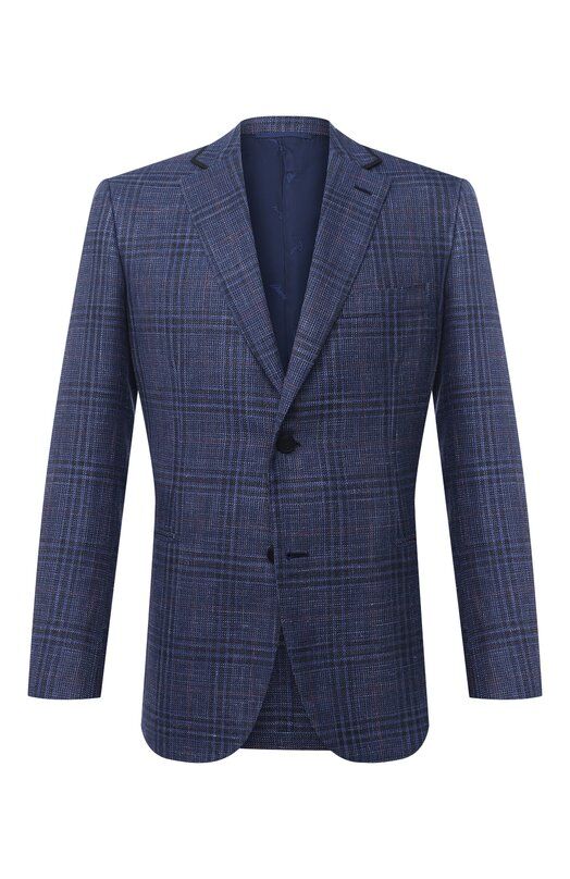 Пиджак из шерсти и шелка Brioni RG070L/P0A3W/D0R0TE0 фото 1