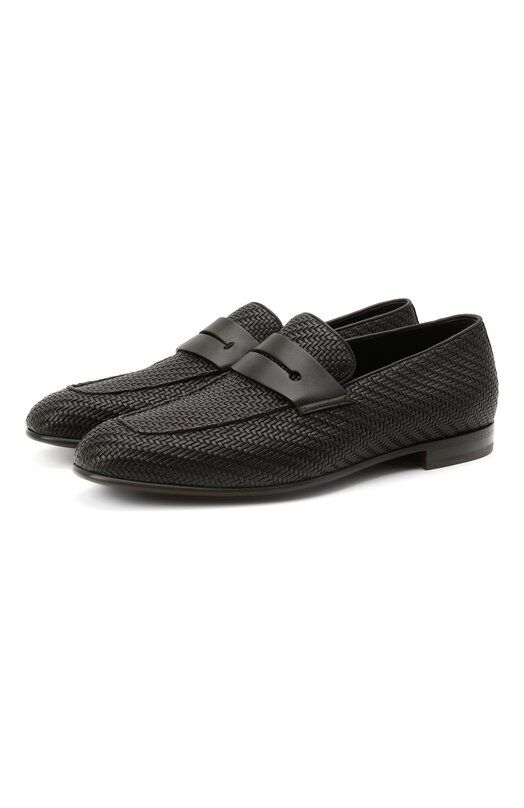 Кожаные пенни-лоферы Zegna A4502X-LHPTA фото 1