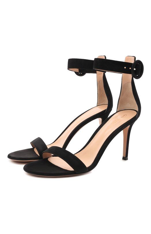 Замшевые босоножки Portofino 85 Gianvito Rossi G60953.85RIC.CAMNER0 фото 1