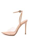 Комбинированные босоножки Stark Gianvito Rossi G31205.15RIC.GSVTRAN фото 4