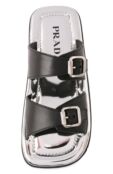 Кожаные шлепанцы Prada 1XX628-248-F0632-020 фото 4