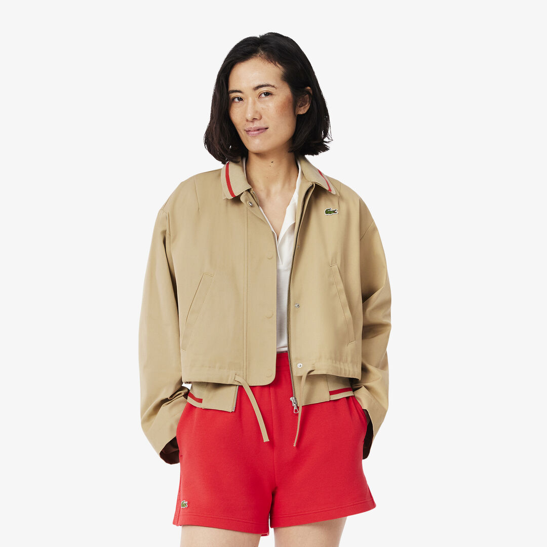 Женская куртка Lacoste из хлопка фото 1