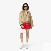 Женская куртка Lacoste из хлопка фото 4