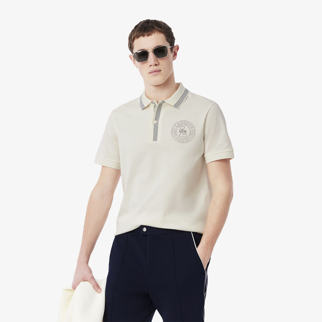 Мужское поло Lacoste из органического хлопка фото 1