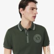 Мужское поло Lacoste из органического хлопка фото 3