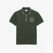 Мужское поло Lacoste из органического хлопка фото 5