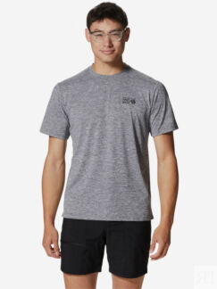 Футболка мужская Mountain Hardwear Sunblocker Short Sleeve, Серый