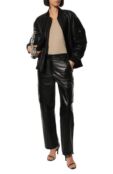 Кожаная куртка Addicted STYLE 1 BOMBER.BLACK фото 2