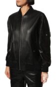 Кожаная куртка Addicted STYLE 1 BOMBER.BLACK фото 3