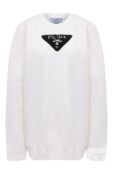 Хлопковый свитшот Prada 134627-1YSE-F0964-211 фото 1
