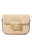 Сумка 1955 Horsebit mini из кожи страуса Gucci 658574 EY0DG фото 1