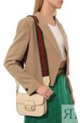 Сумка 1955 Horsebit mini из кожи страуса Gucci 658574 EY0DG фото 2