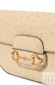 Сумка 1955 Horsebit mini из кожи страуса Gucci 658574 EY0DG фото 3