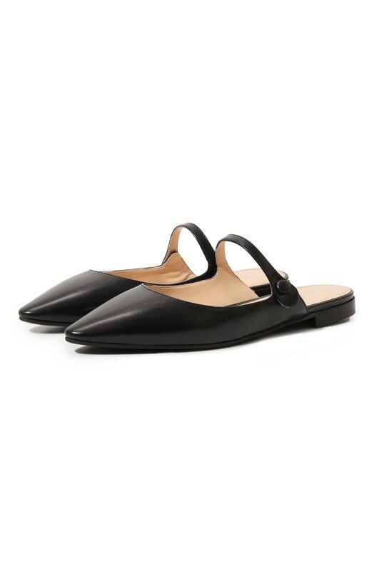 Кожаные сабо Prada 1F534L-055-F0002-015 фото 1