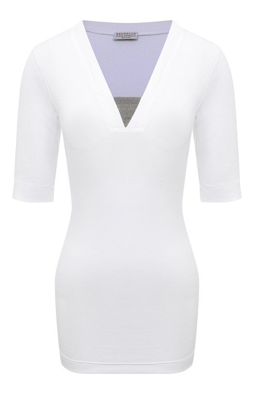 Хлопковая футболка Brunello Cucinelli MPTC8EL692 фото 1