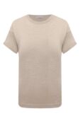 Футболка из кашемира и шелка Brunello Cucinelli M4181BP189 фото 1