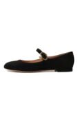 Замшевые балетки Mary Ribbon 05 Gianvito Rossi G22164.05CU0.CAMNER0 фото 4