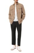 Рубашка изо льна и хлопка Brunello Cucinelli MD6980696P фото 2