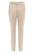 Брюки изо льна и шерсти Brunello Cucinelli MW494E1920 фото 1