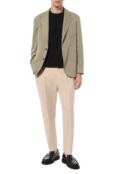Брюки изо льна и шерсти Brunello Cucinelli MW494E1920 фото 2