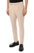 Брюки изо льна и шерсти Brunello Cucinelli MW494E1920 фото 3