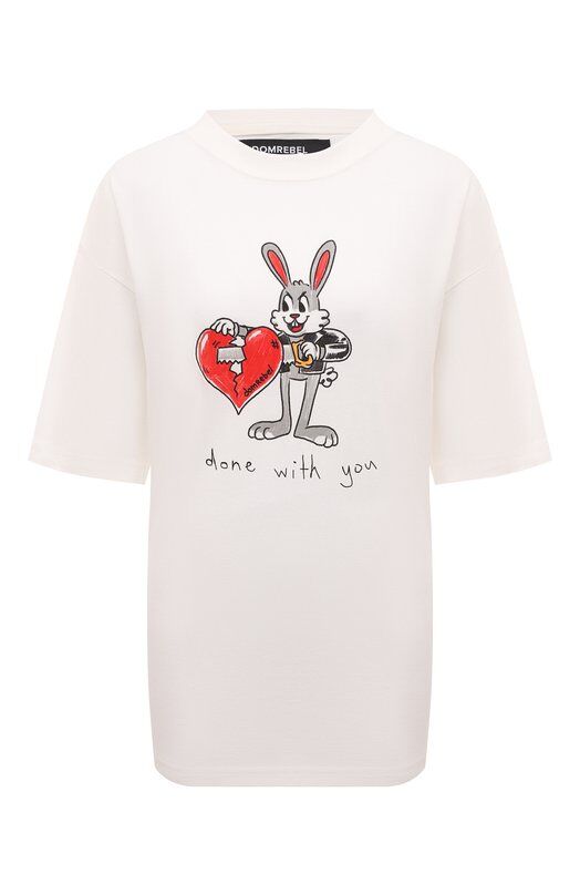 Хлопковая футболка DOMREBEL BREAKUP/T-SHIRT фото 1