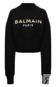 Хлопковый свитшот Balmain BF0J0042/BC55 фото 1