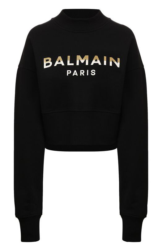 Хлопковый свитшот Balmain BF0J0042/BC55 фото 1