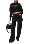 Хлопковый свитшот Balmain BF0J0042/BC55 фото 2