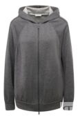 Толстовка из хлопка и шелка Brunello Cucinelli MD828B1342 фото 1