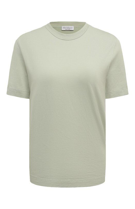 Хлопковая футболка Brunello Cucinelli M0T81BI100 фото 1