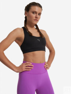 Топ бра спортивный PUMA 4 Keeps Run, Черный