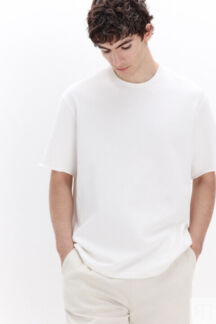 Футболка oversize из хлопкового футера befree