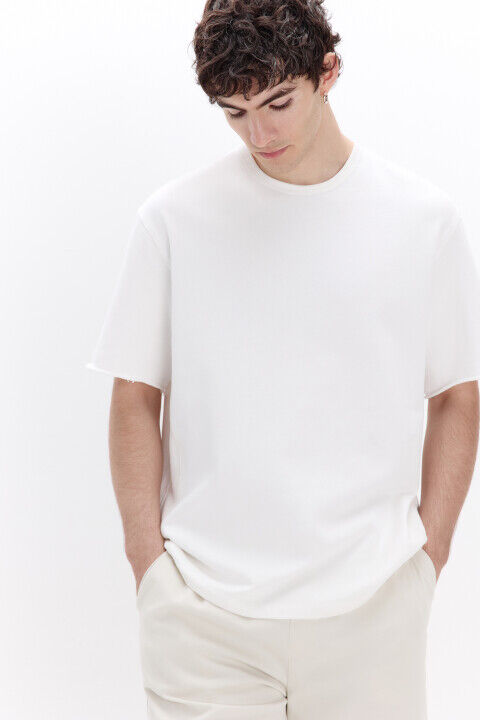 Футболка oversize из хлопкового футера befree 4680704713947 фото 1