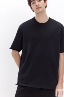 Футболка oversize из хлопкового футера befree